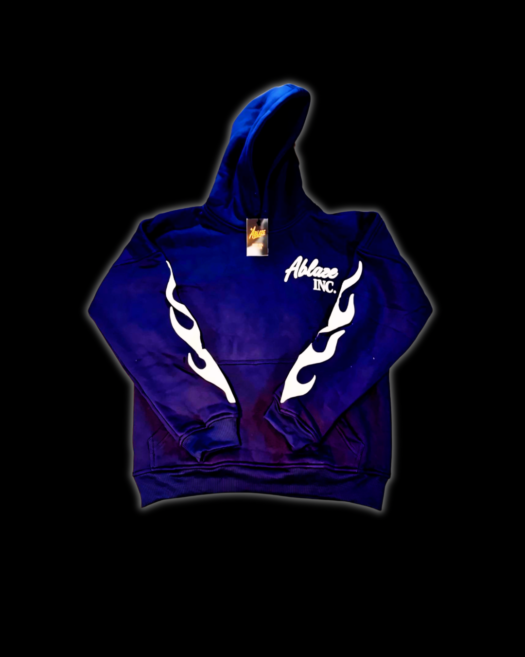 ABLÅZE HOODIE – NAVY / WHITE