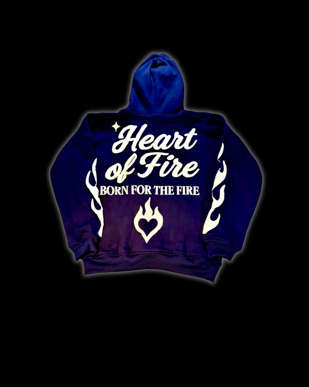 ABLÅZE HOODIE – NAVY / WHITE