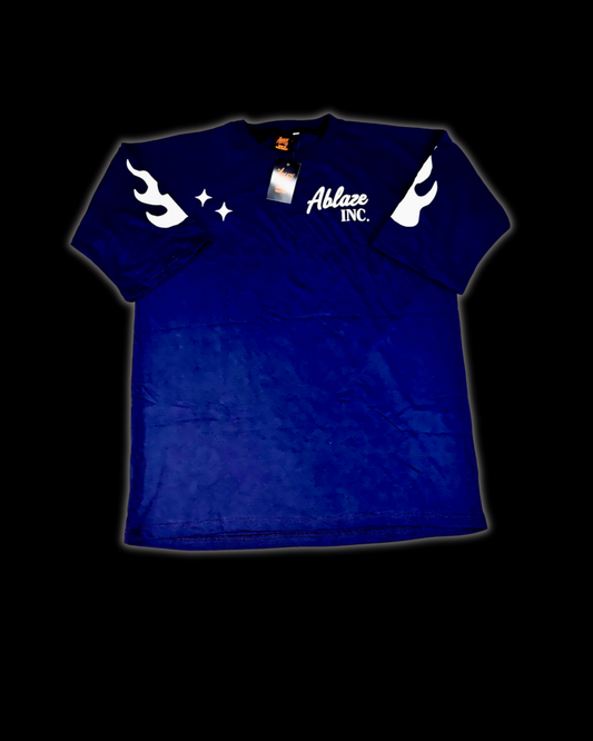 ABLÅZE TEE – NAVY / WHITE