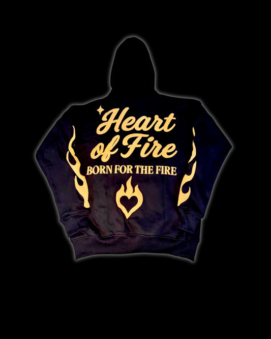 ABLÅZE HOODIE – BLACK / ORANGE